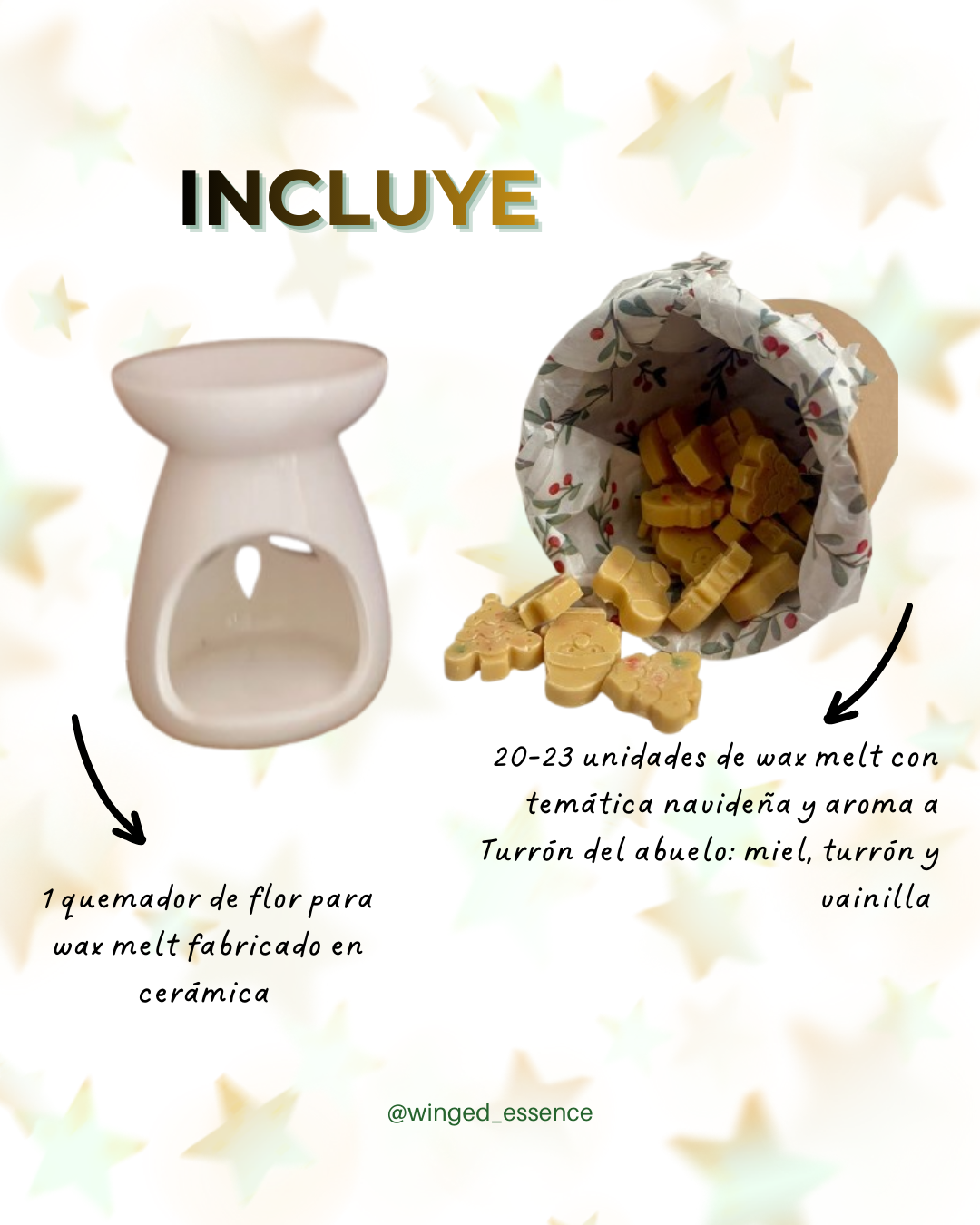 Pack de Navidad Wax melt Turrón del Abuelo