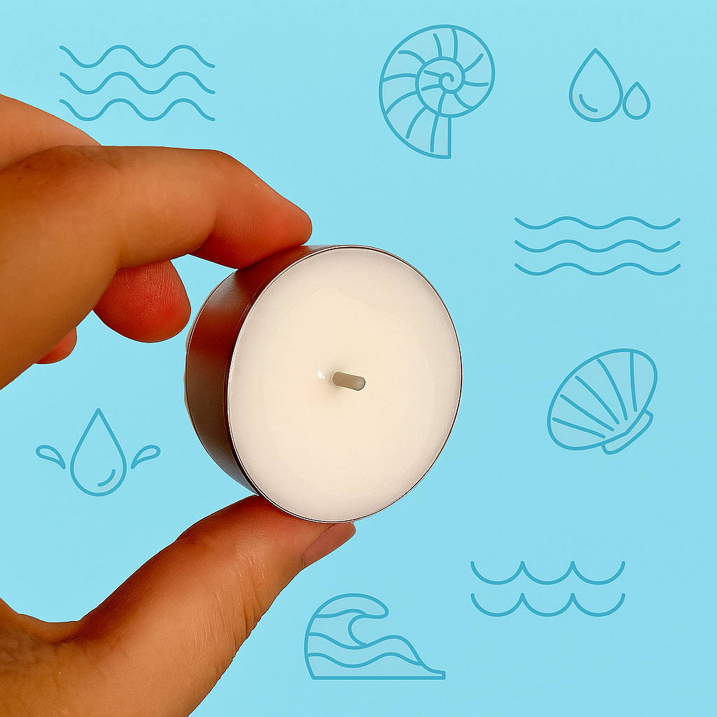 Vela de té Mediterráneo