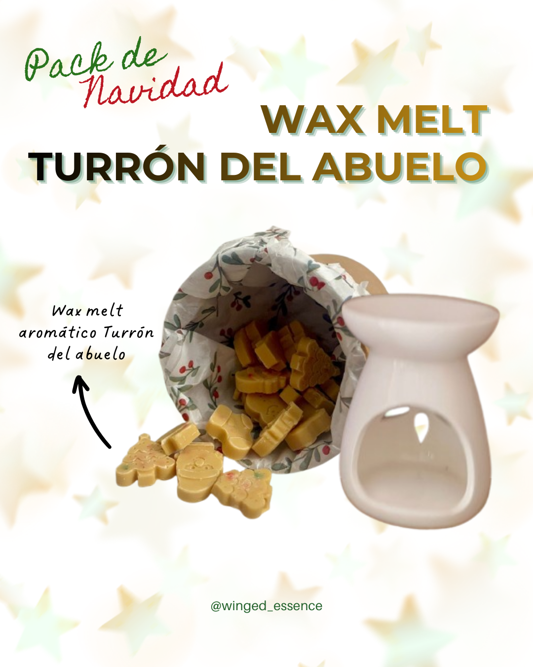 Pack de Navidad Wax melt Turrón del Abuelo