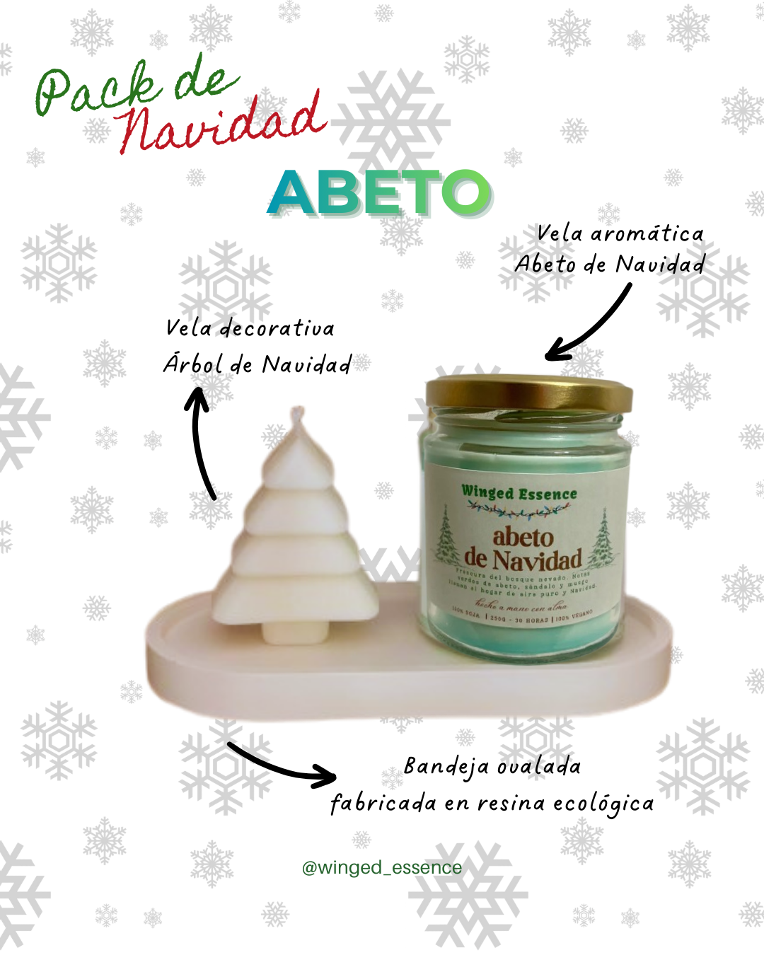 Pack de Navidad abeto de navidad