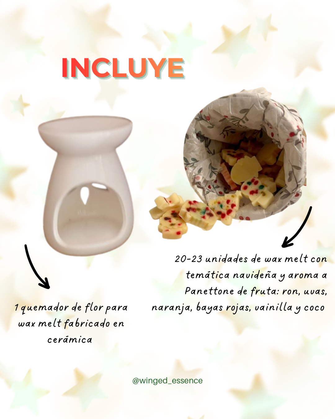 Pack de Navidad Wax melt panettone
