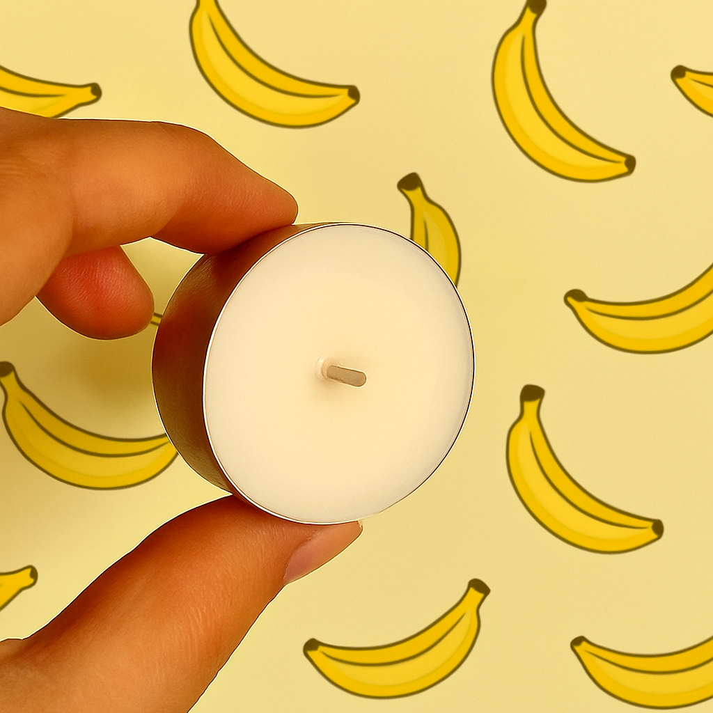 Vela de té Batido de plátano