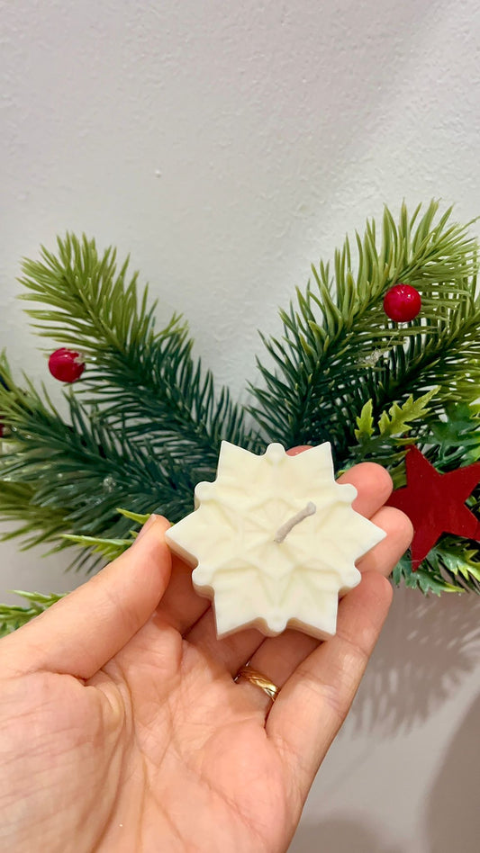 Vela decorativa Copo de Nieve